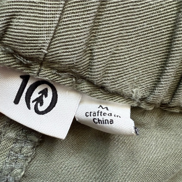 Tentree TENCEL Lyocell Olive Green Casual Shorts Women’s Size Medium - Picture 9 of 10